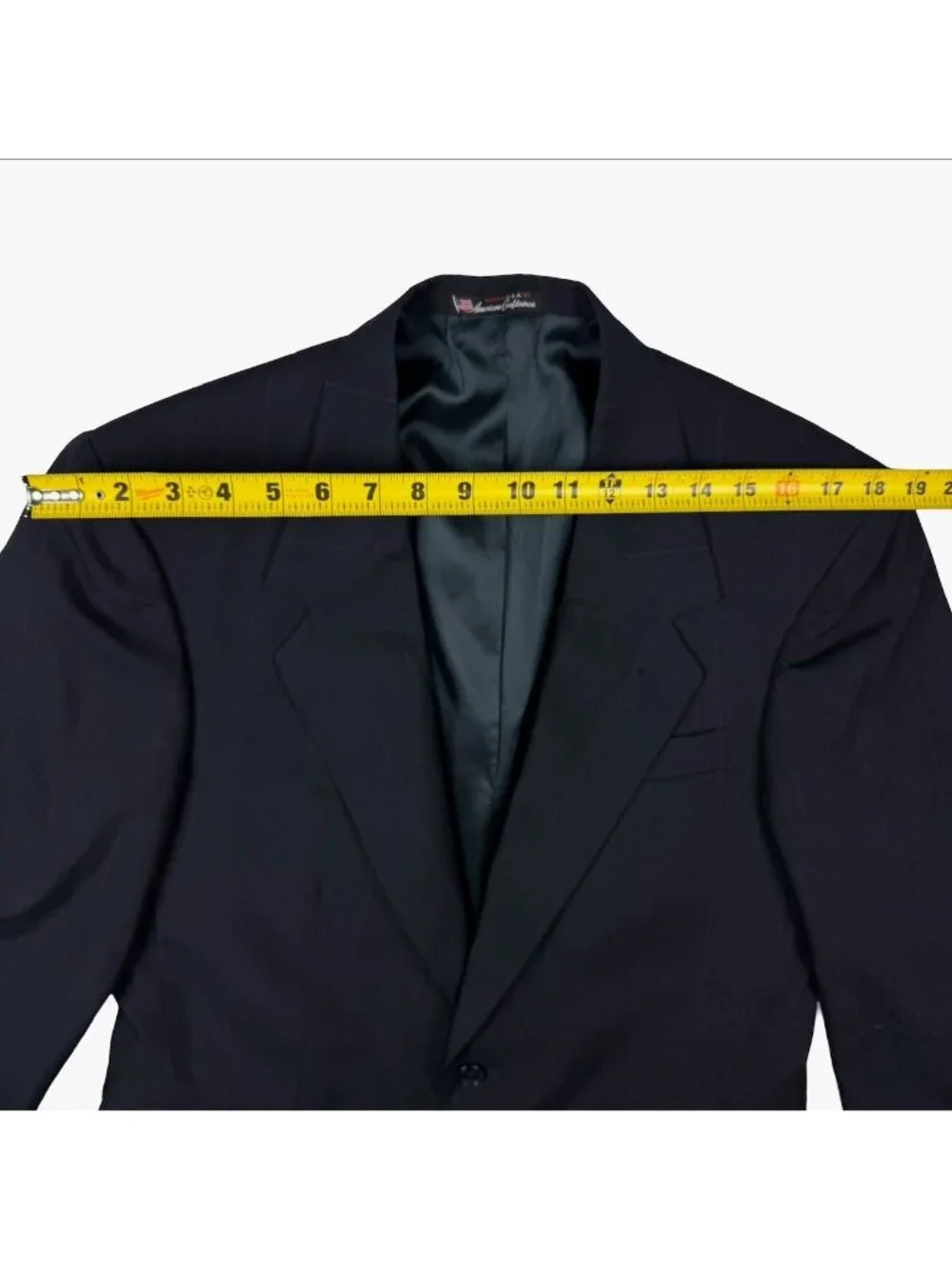 Stafford Men’s Wool 2-Button Blazer Jacket Gray Stripe • USA • 38S